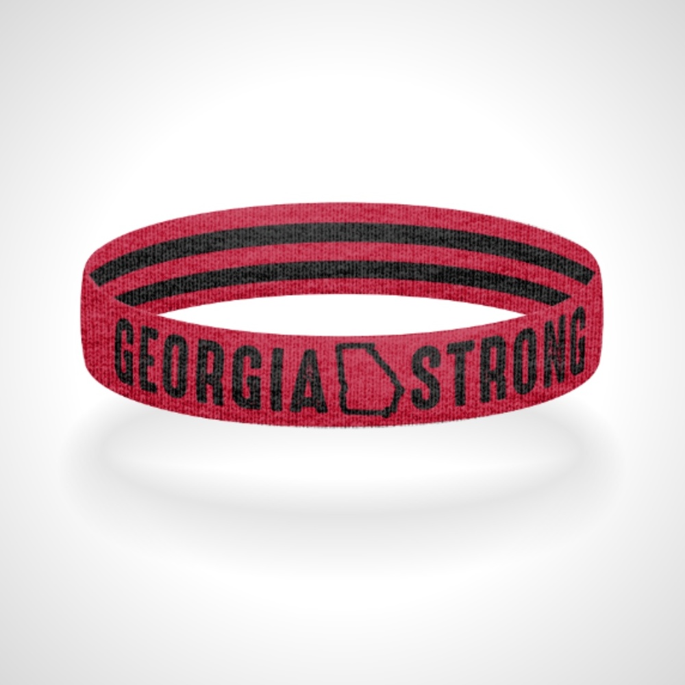 Reversible Georgia Strong Wristband Bracelet
